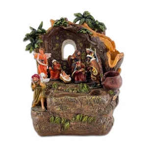 Nacimiento Fuente con luz (30 cm)