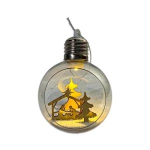 Esfera luminosa navideña (8 cm)