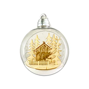 Esfera luminosa navideña (18 cm)