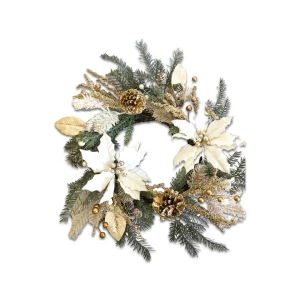 Corona decorativa navideña (76 cm)