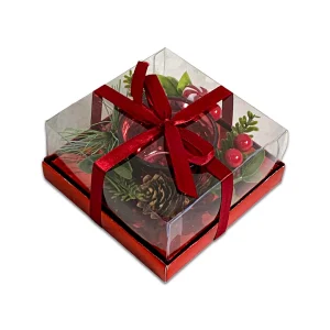 Portavela navideño (11 x 5 cm)