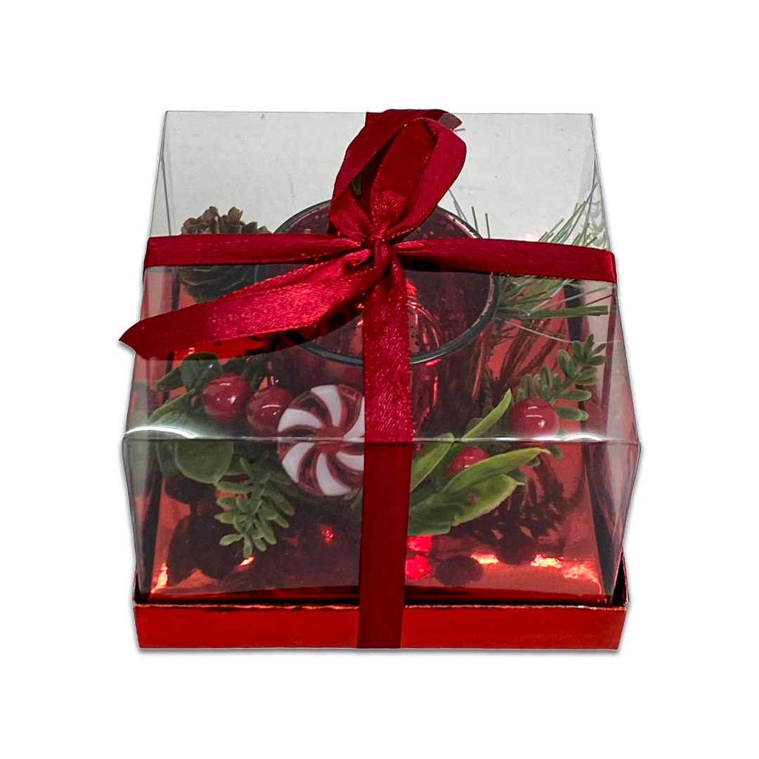 Portavela navideño (11 x 7 cm)