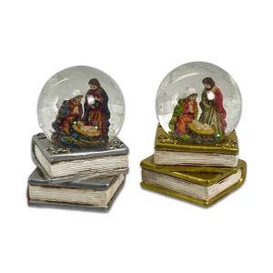 Esfera de agua navideña decorativa (7 cm)