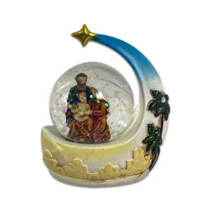 Esfera de agua navideña decorativa (8.5 cm)