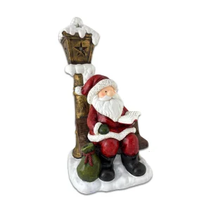 Santa Claus con luz a batería (45 cm)