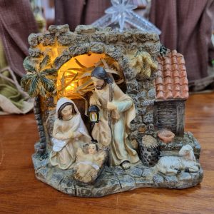 Nacimiento Sagrada Familia con luz y música