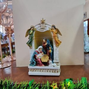 Nacimiento musical con luz 22 .5 cm