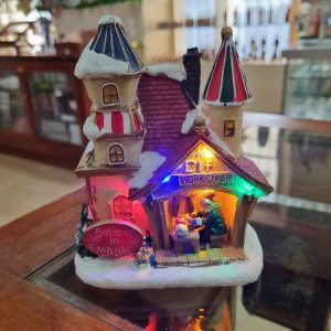 Villa decorativa con luz a bateria