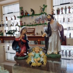 Nacimiento Sagrada Familia 3 piezas 20 cm