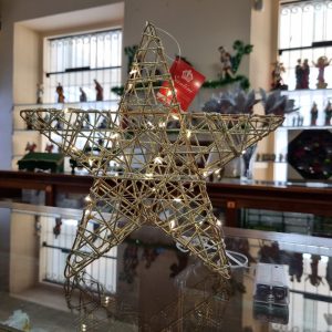 Estrella decorativa con luz