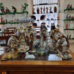 Nacimiento Sagrada Familia 10 piezas 35 cm