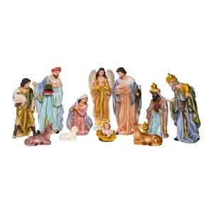 Juego de Nacimiento Completo (11 piezas - 21.5 cm)