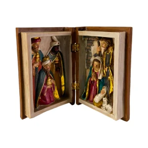 Nacimiento Plegable en Forma de Libro (14.2 cm)