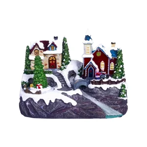 Villa Navideña con Luz