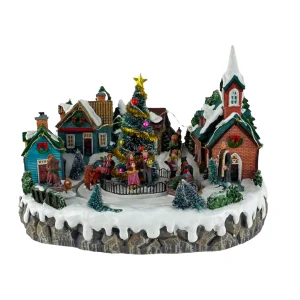 Pueblo Navideño con Luz, Música y Movimiento