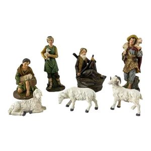 Juego de Aldeanos y Animales (7 piezas - 8 pulgadas)