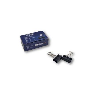 Binder Clips Cygnus 19mm Caja x 12 Unidades