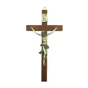Crucifijo Madera y Metal (25 cm)