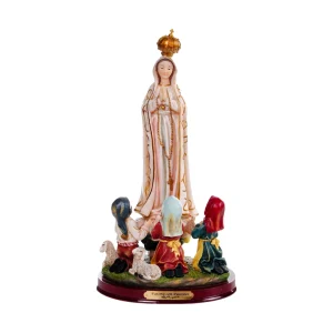 Imagen Nuestra Señora de Fátima con Pastores (13 cm)