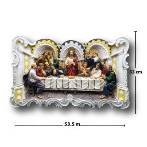 Placa Última Cena en poliresina