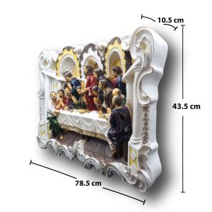 Placa Última Cena en poliresina